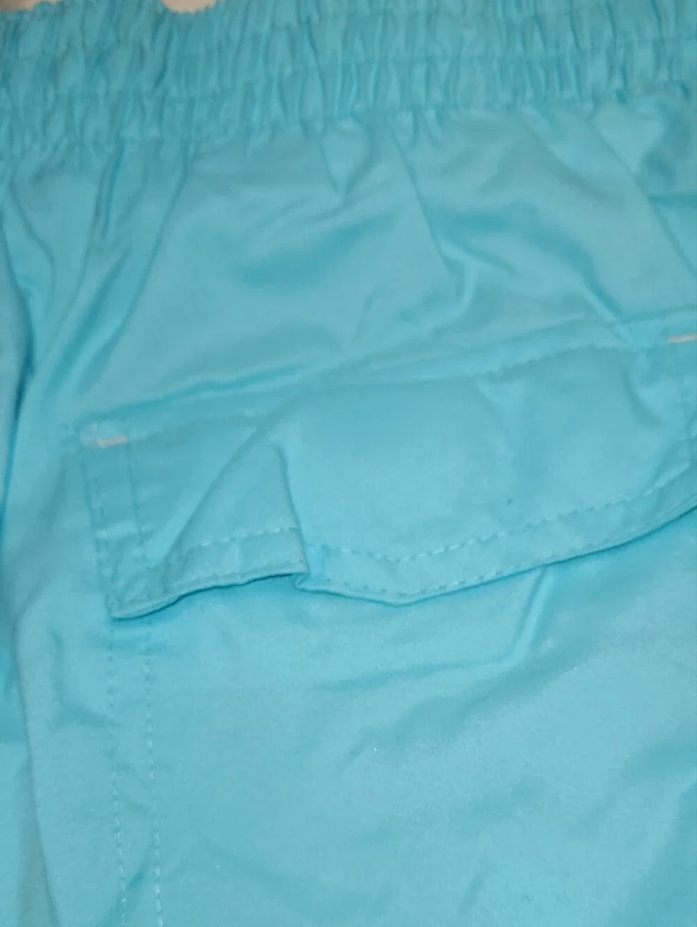 NWT Laguna Men's Aquamarine Swim Trunks Board Shorts w/Drawstring elastic waist